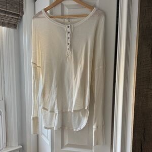 Billabong Off-White Button Down Shirt